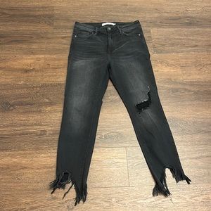Black hidden jeans